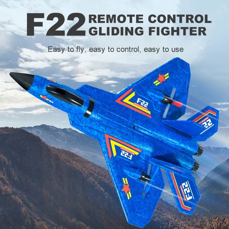 Avion RC F22 Raptor 2.4GHz – Chasseur Télécommandé PNP