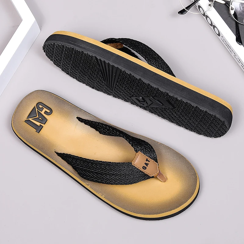 Flip Flops Men Outdoor Casual Beach Shoes Breathable Lightweight Soft Soled Non Slip Wear Resistant