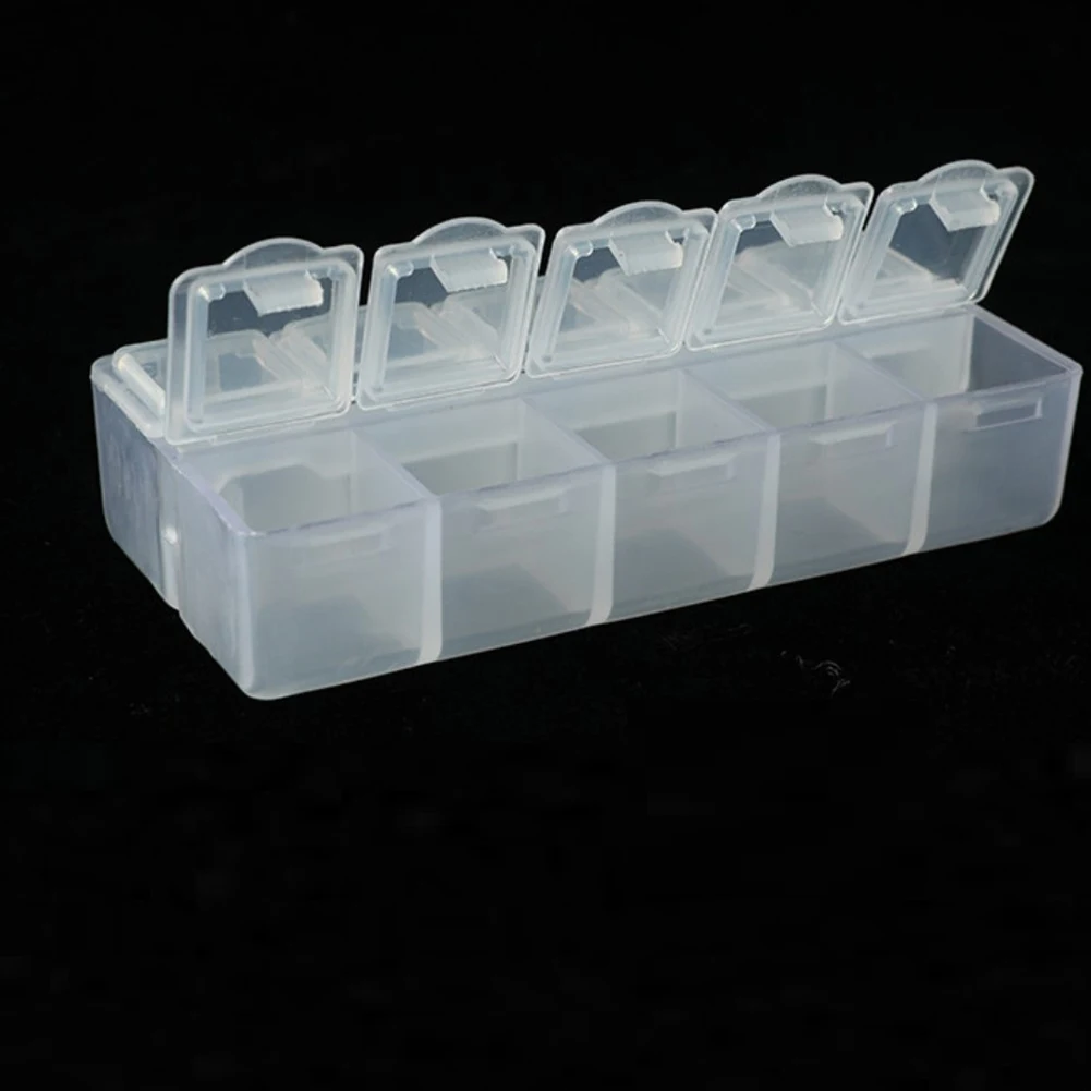 Multifunction Organizer Case 10 Grids Compartment Plastic Storage