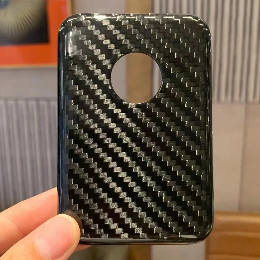 Nuovo! Vera Fibra Aramidica Per Apple Custodia Originale Magsafe Power Bank In Fibra Di Carbonio Originale Magsafe Power Bank