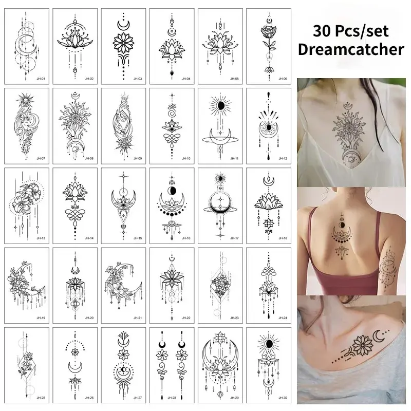 Tatouages Temporaires Flash Or Et Argent - Lot De 16 Pièces, étanches, Pour Bracelet Et Collier, Neuf Sous Sachet