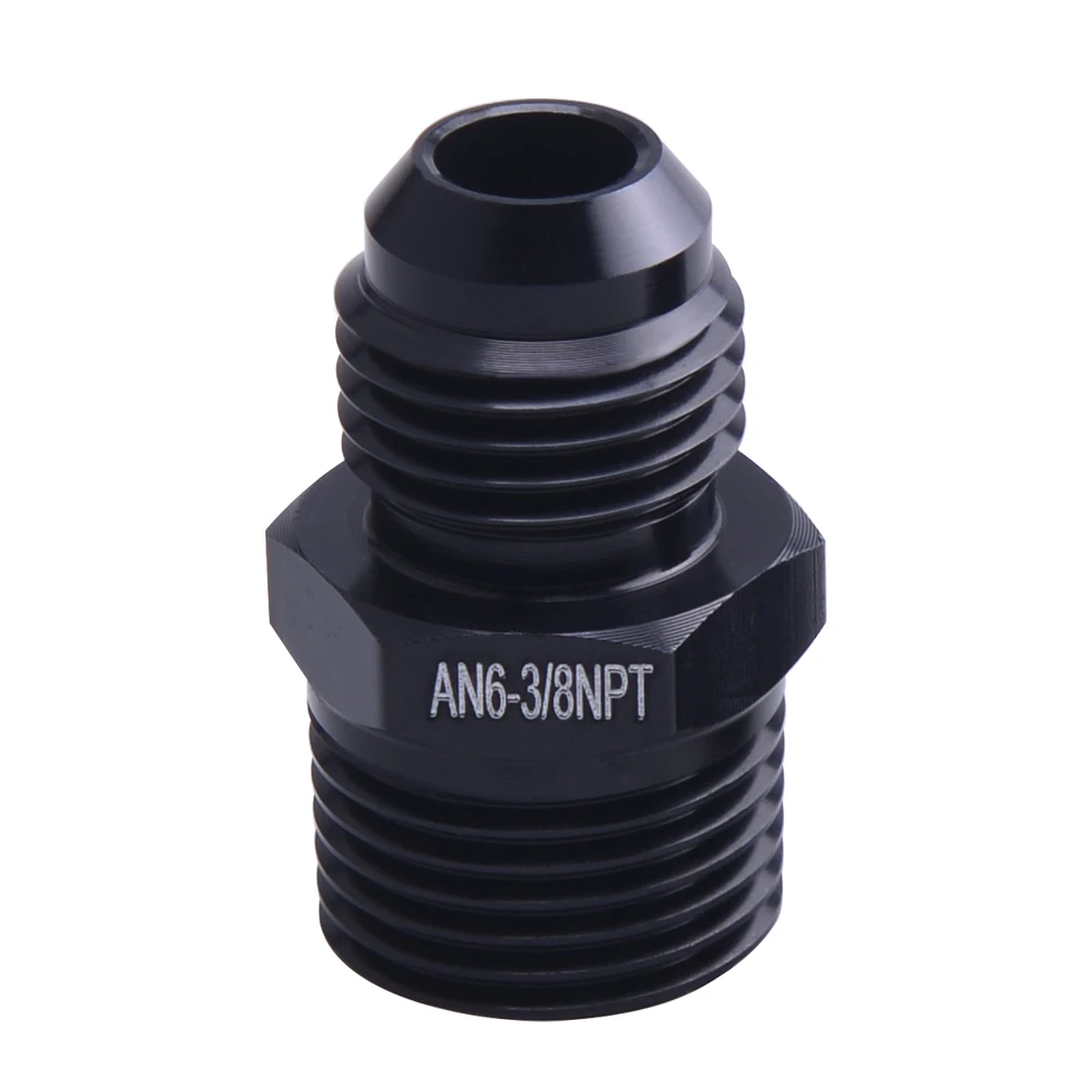 Raccordo Alluminio Nero 1/8 NPT Maschio - Per Tubo Flessibile 7-8mm (5/16") - Foto 9