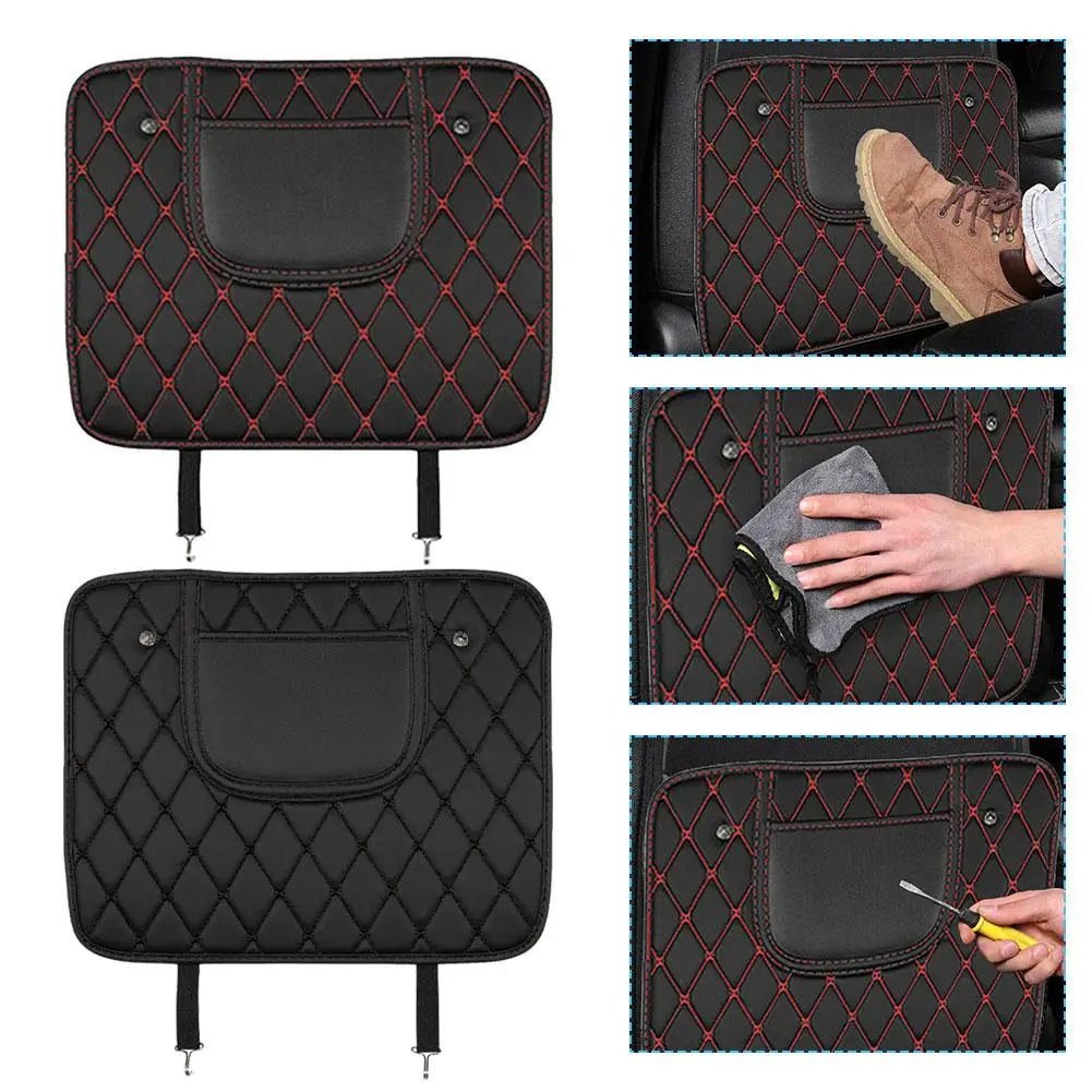 

Автомобильные противоударные коврики, защитная накладка на заднее сиденье автомобиля для детей, карман для хранения младенцев, износостойкие аксессуары для интерьера L1W0