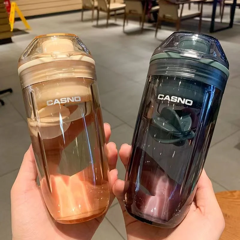 

Transparent Whey Protein Shaker Bottle Sport Outdoor Portable Milkshake Blender Cup Gym Shaker Health Summer garrafa Drinkware