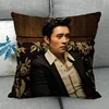Custom Lee Byung Hun Pillowcase Wedding Decorative Cotton Linen Pillow Case For Home Pillow Cover 45X45(One Sides) 6