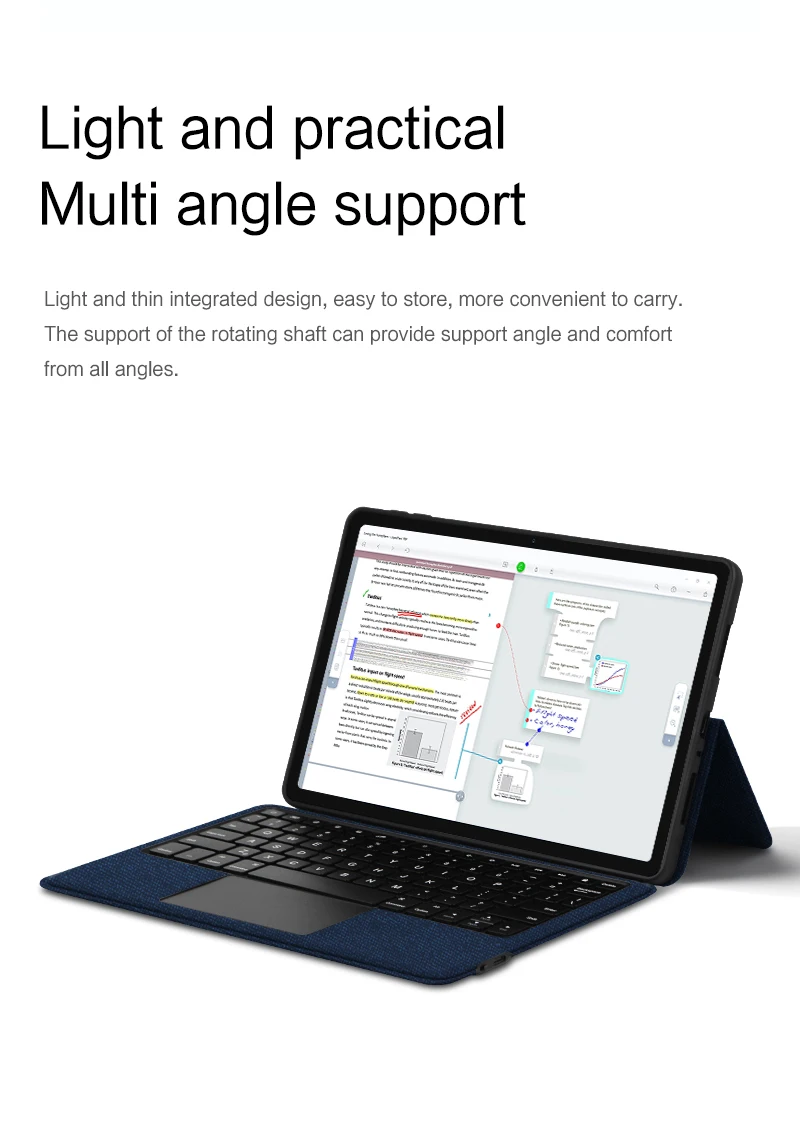 Estojos de Teclado Bluetooth Tablet, Shell TPU,