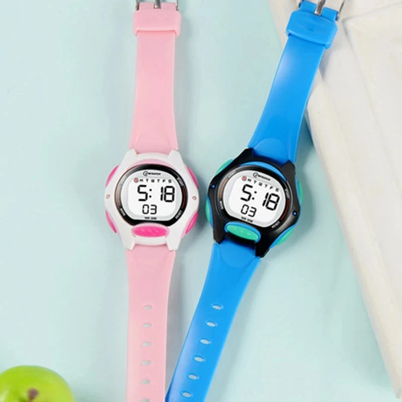 UTHAI CE13 Kids's Electronic Watch Girl Sports Waterproof Nightlight Alarm Clock Exam Student Multifunctional Boys' Watches Gift 3