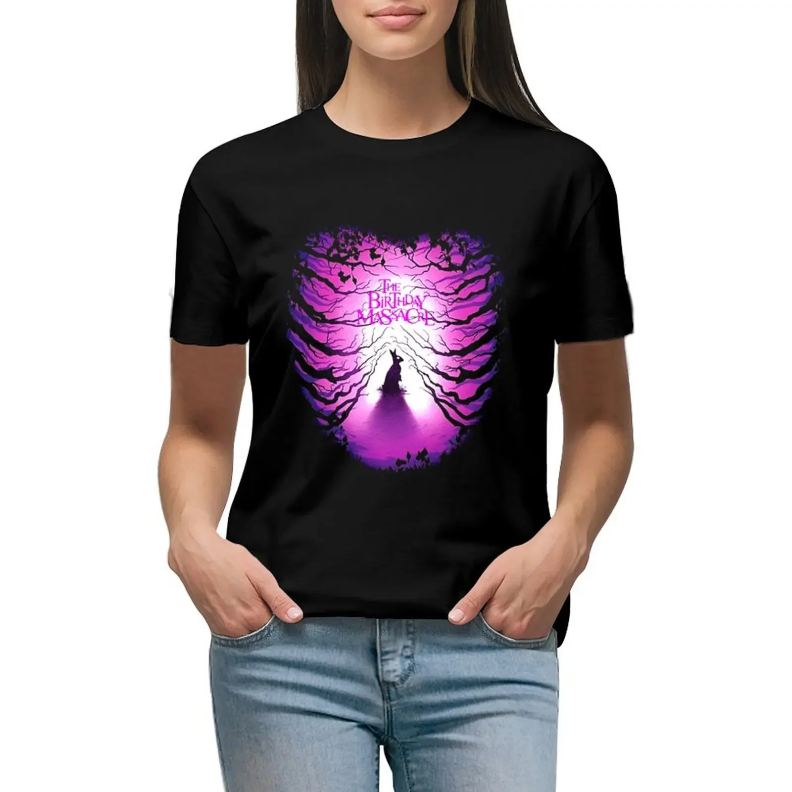

DAS GEBURTSTAGSGEMETZEL T-shirt Female clothing shirts graphic tees korean fashion korean Women's clothes