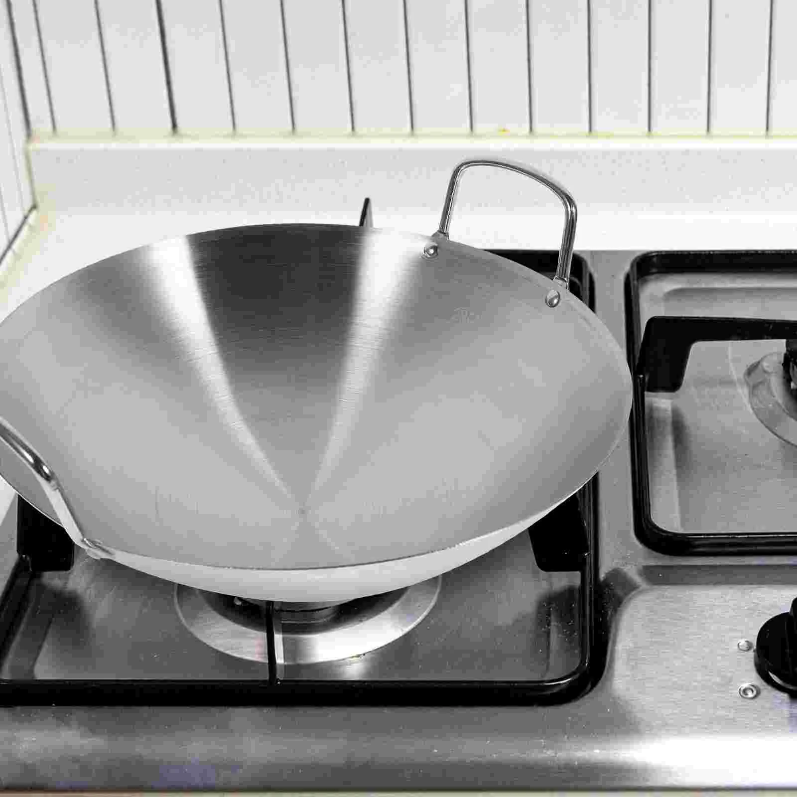 Non Stick Frying Pans Stainless Steel Wok Grilling Accessories