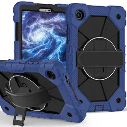 Children's Durable Tablet Case with 360° Rotatable Stand, Handle, and Shoulder Strap - Tab One 8.7 inch (ZQH)