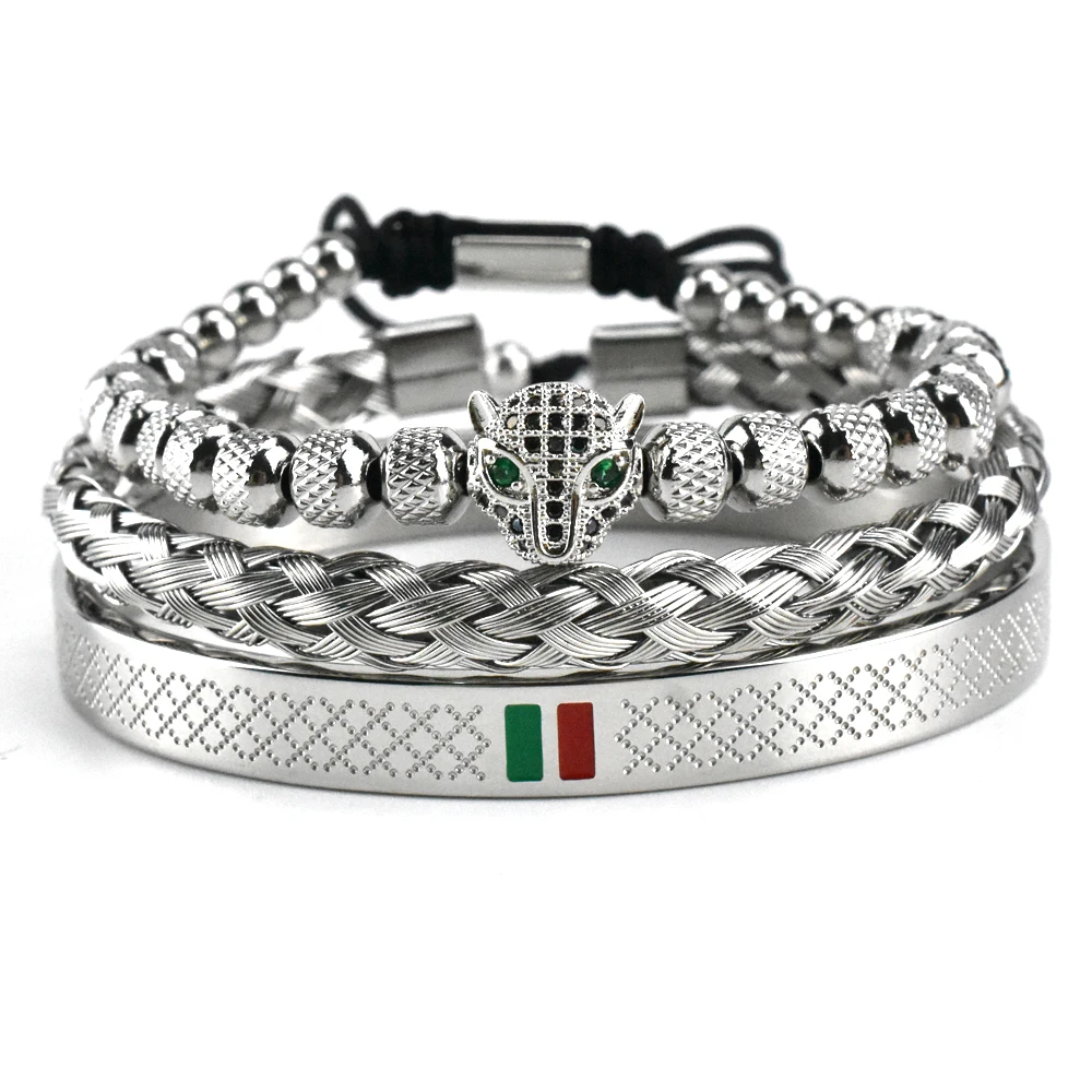 Gucci logo thin enamel bracelet in 925 sterling silver | GUCCI® US