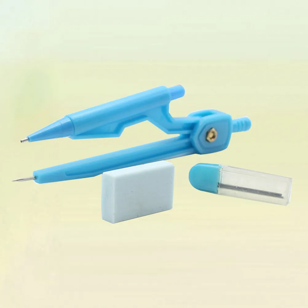 3Pcs 자동 연필 컴퍼스 세트 나사 마운트 연필 홀더 보관 기능이 있는 학생용..