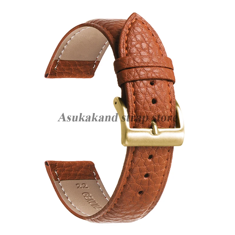 Luxurious Handmade Genuine Calfskin Leather Watch Band – Universal Soft Strap