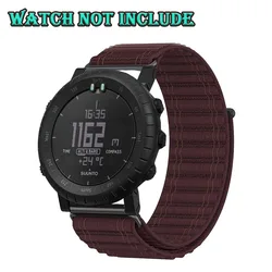 Enhanced Loop Nylon Wave Strap - Premium Smart Watch Band Accessory - Spartan sport (Wine Red)