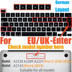 Black Keyboard Cover Skin (ISO EU Return DE)