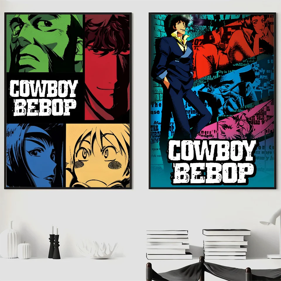 【美品】ポスター・カード付きCowboyBebop イラストレーション S7efe869d03c6494faca1b8192e1ac