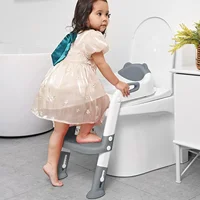 Children's Pot Soft Baby Potty Plastic Road Pot Infant Cute Baby Toilet Seat Boys & Girls Potty Trainer Seat Stool 0-6 Years Old 2