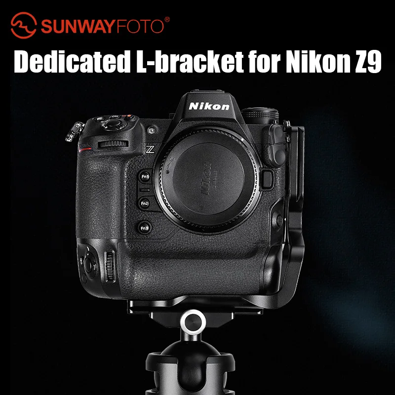 L-Bracket Sunwayfoto Pour Nikon Z6III - Plaque Arca Swiss, Rapide, En Aluminium