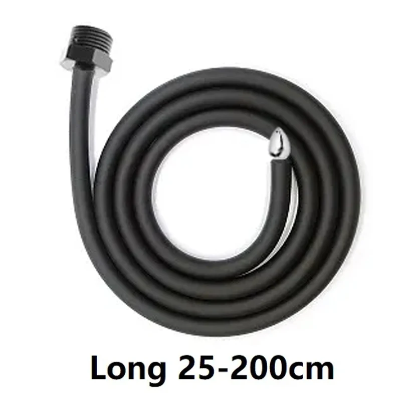 25 to 200cm Douche Silicone Bidet Enema Syringe Anal Shower Cleaning Head Set  Nozzle Tip Faucet Attachment Bathroom Accessories 3