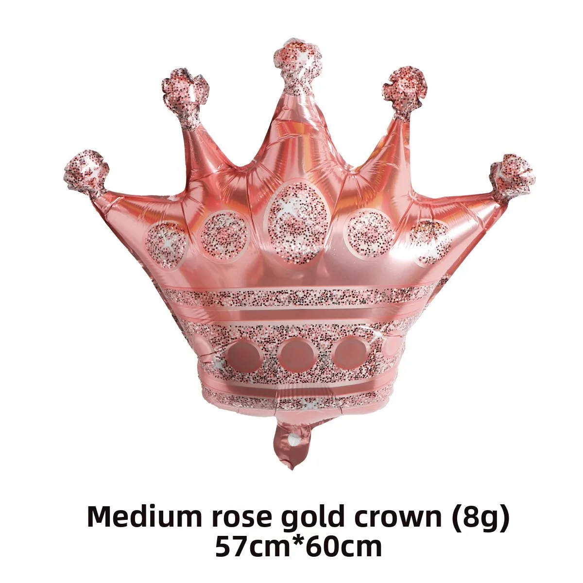 Gold Foil Crown Balloon Decoration for Celebrations and Parties