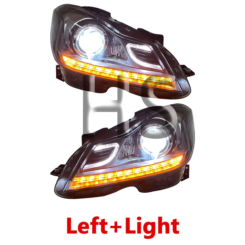 LEDデイタイムランニングライト,メルセデスベンツCクラスw204用