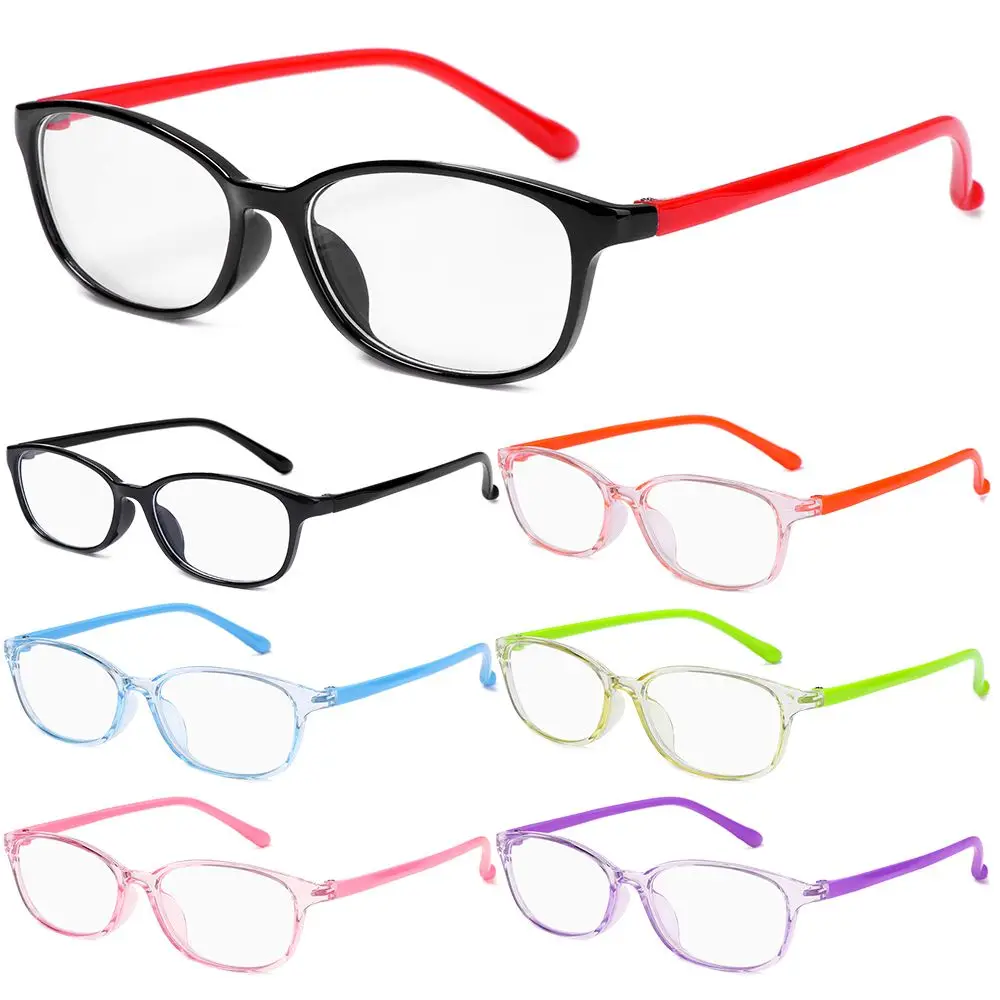 Optical Glasses Frame Anti Glare Anti Radiation Blue Light Glasse Kids Eyeglasses Square Computer Glasses Safety Eyewear