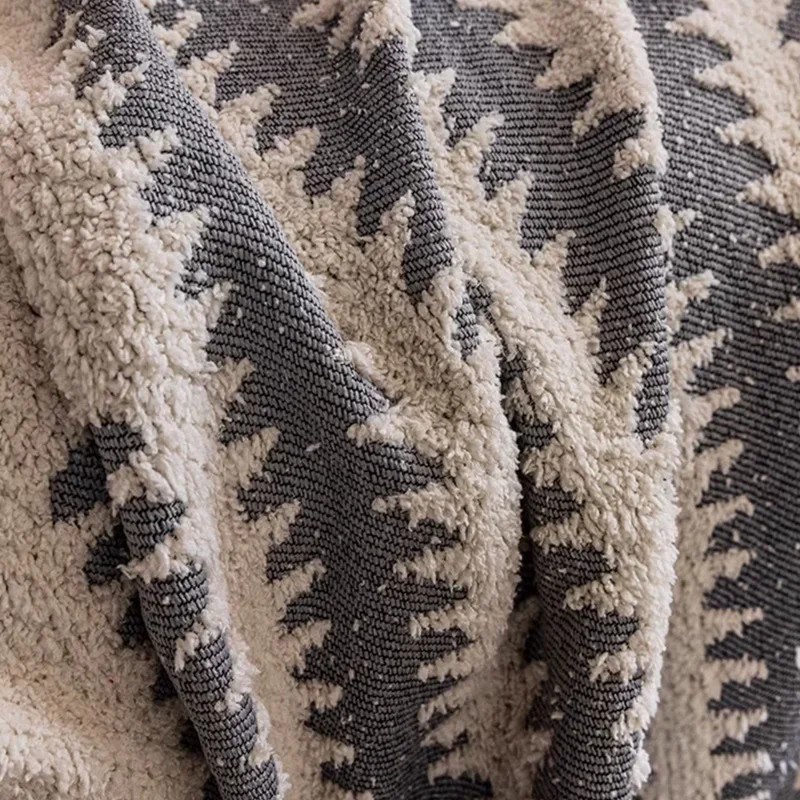 Thicken Chenille Blanket Classic Black Stripe Sofa Blanket Summer Couch Non Slip Blanket Office Nap Shawl Cushion Sofa Covers 담요 2