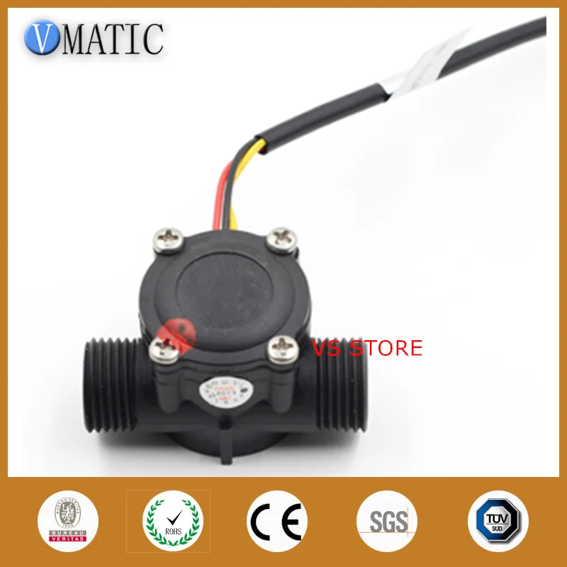 Micro Meter Liquid Hall Effect Magnetic Switch VCA168-4 Water Flow Rate Sensor