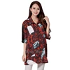 Waterproof Work Clothes Printing Graffiti Pattern Short Sleeve Non-stick Hair Anti Static Hair Salon Uniform Barber Shop Smocks 6