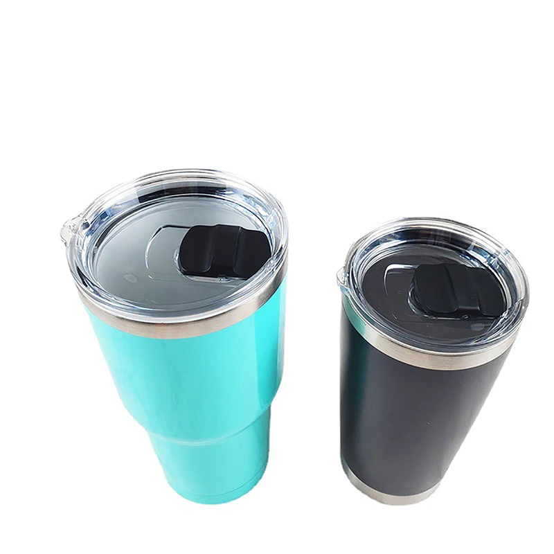 Coffee Mugs Lid Water Cup Lids For 20oz 30oz Thermos Tumbler Cover Thermo Bottle Round Plastic Lid