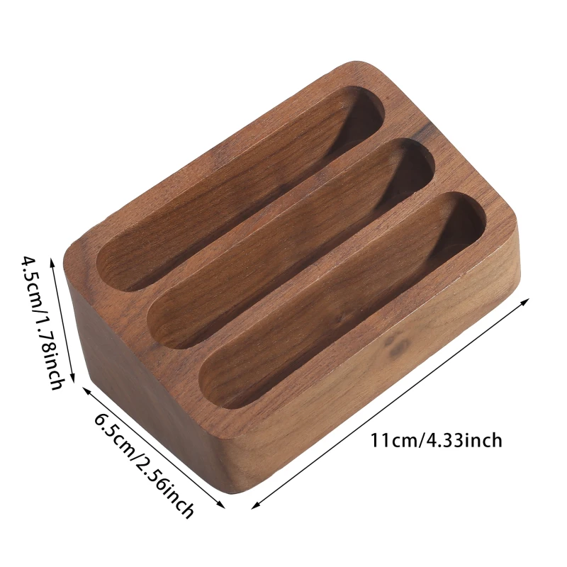 Solid Wood Desktop Business Card Display Stand Memo Holder Storage Box Beech Wood Card Organizer For Office card display stand desk card holder card holder