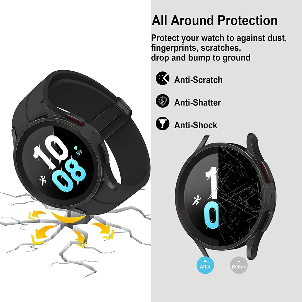 Enhanced Protective Case with Tempered Glass Screen Cover