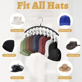 1/2/4PCS Solid Wooden Trouser Clip Home Closet Stainless Hat Skirt Storage Rotatable Multi-Clip Student Dormitory Storage Clip