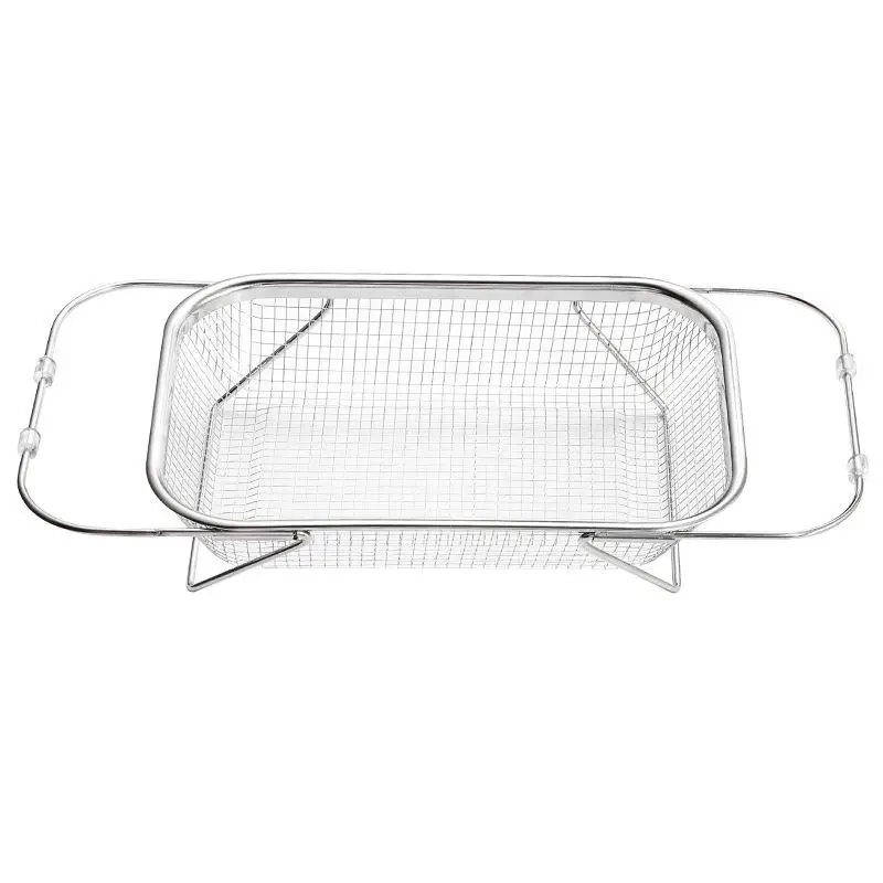 Stainl Steel Drain Basket for Diwaing Sink Expandable Strainer for Waing Vegetables Diware Bowl Chopstis Basket