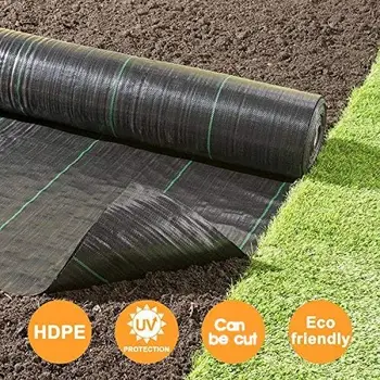 Heavy Duty Weed Barrier Landscape Fabric for Outdoor Gardens, Non Woven Weed Blockr Fabric - Garden Landscaping Fabric Roll 4