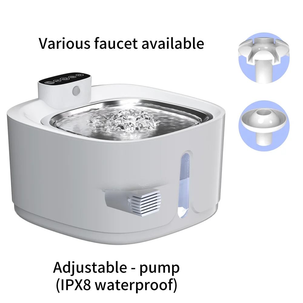 2626-36955a.jpg Pet Water Fountain Auto Recirculate Filter Large Capacity Filtring Cat Water Drinker USB Electric Mute Cats Water Dispenser