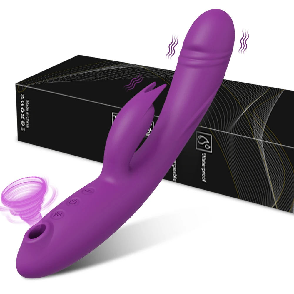 3 in 1 G Spot Rabbit Vibrator for Women Clitoris Sucker Dildo Sucking Vibrator Female Vacuum Stimulator Sex Toys for Adults 18