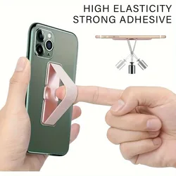 Enhanced Universal Wristband Cell Phone Holder with Finger Grip and Adjustable Stand (3)