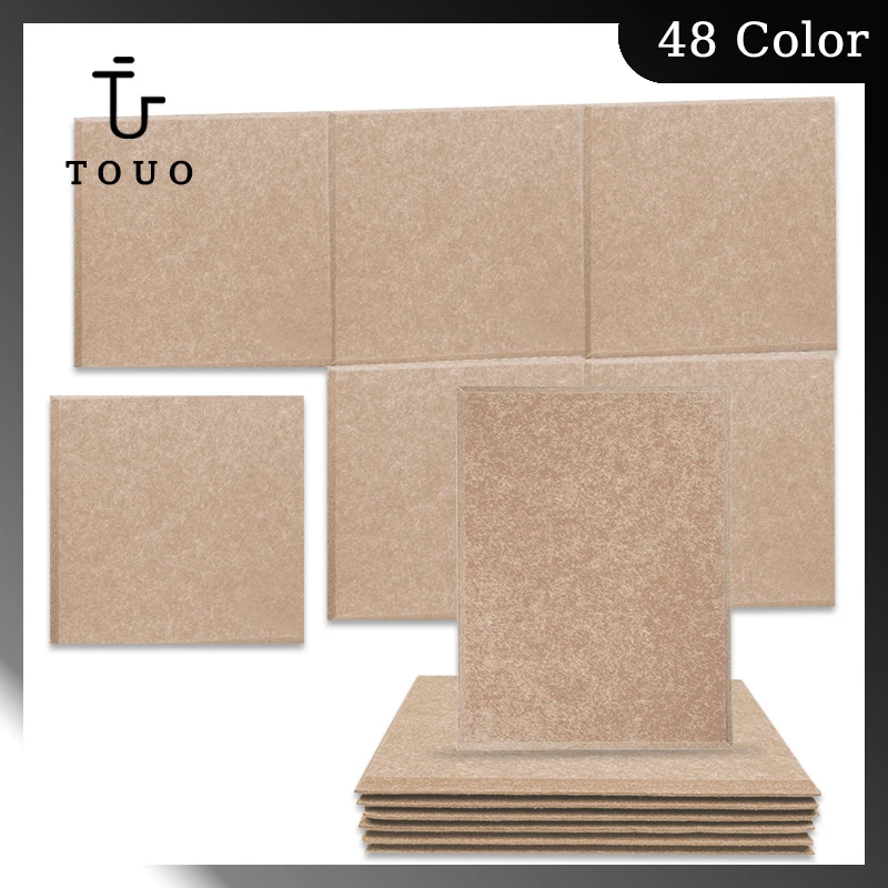 

TOUO 6 Pcs Sealed Door Acoust Insulation Absorcion Material Panel Door Seal Strip Soundproof Wall Panels For Studio