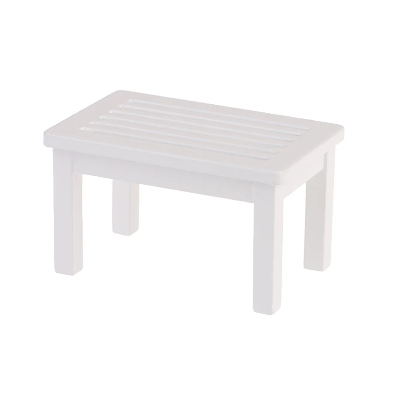 

1 шт. 1:12 миниатюрный деревянный чайный столик для кукольного домика, аксессуары для мебели, игрушки