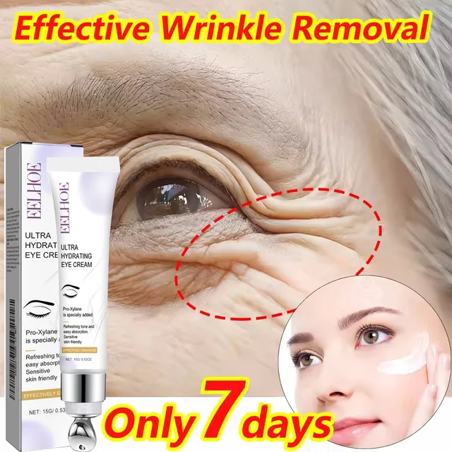 Retinol Remove Wrinkle Eye Cream Instant Firming Lifting Fade Fine Lines Eye Bags Anti Dark Circle Brightening Beauty Skin Care
