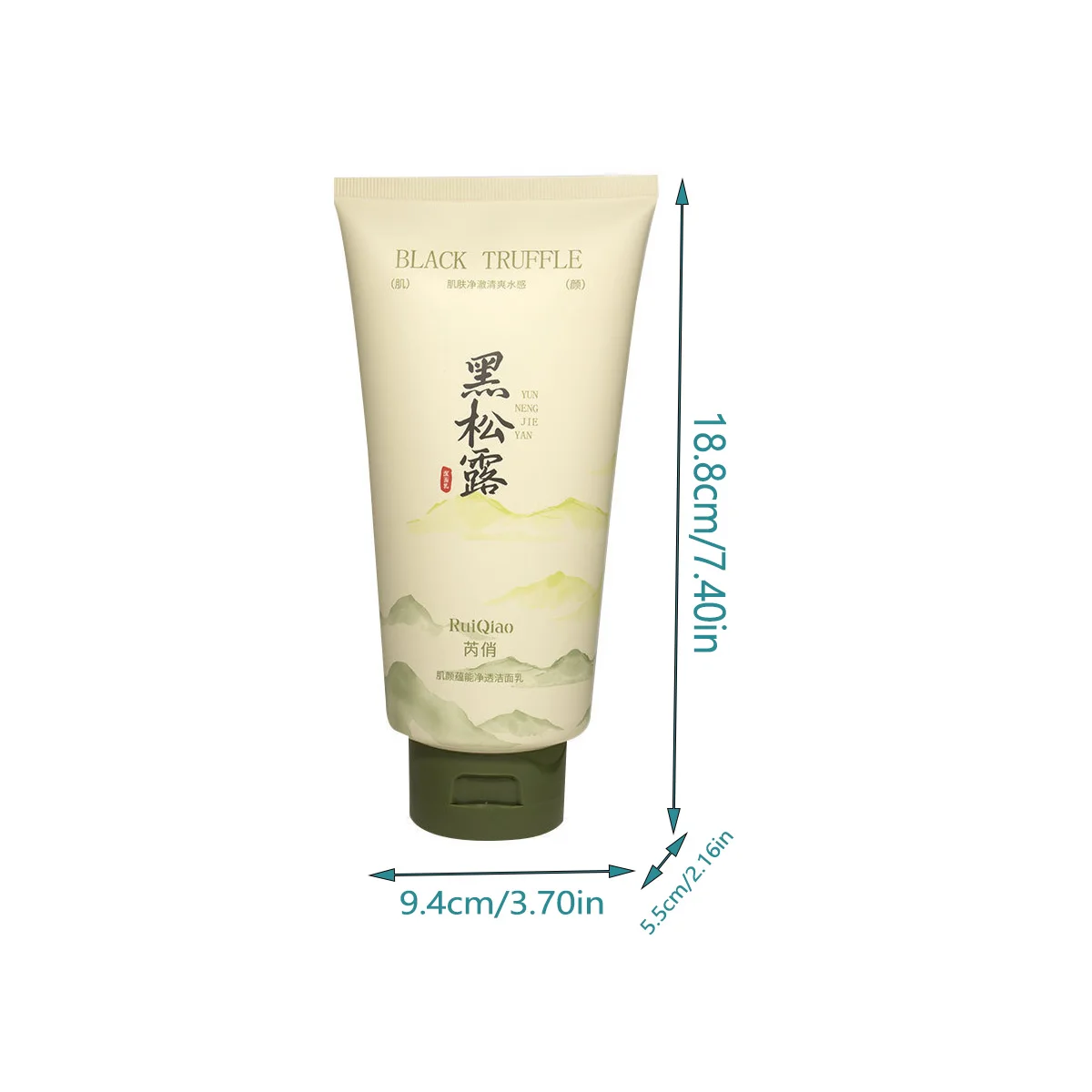 Black Truffle Clear Cleansing Milk for Women's Whitening, Moisturizing, Oil Controlling Facial Care 6