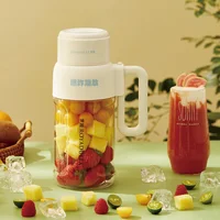 1000ml Electric Juicer Multifunctional Wireless Juicer Cup Blender Portable Drinking Cup Milkshake Blender Juicer Home 1500mAh 2