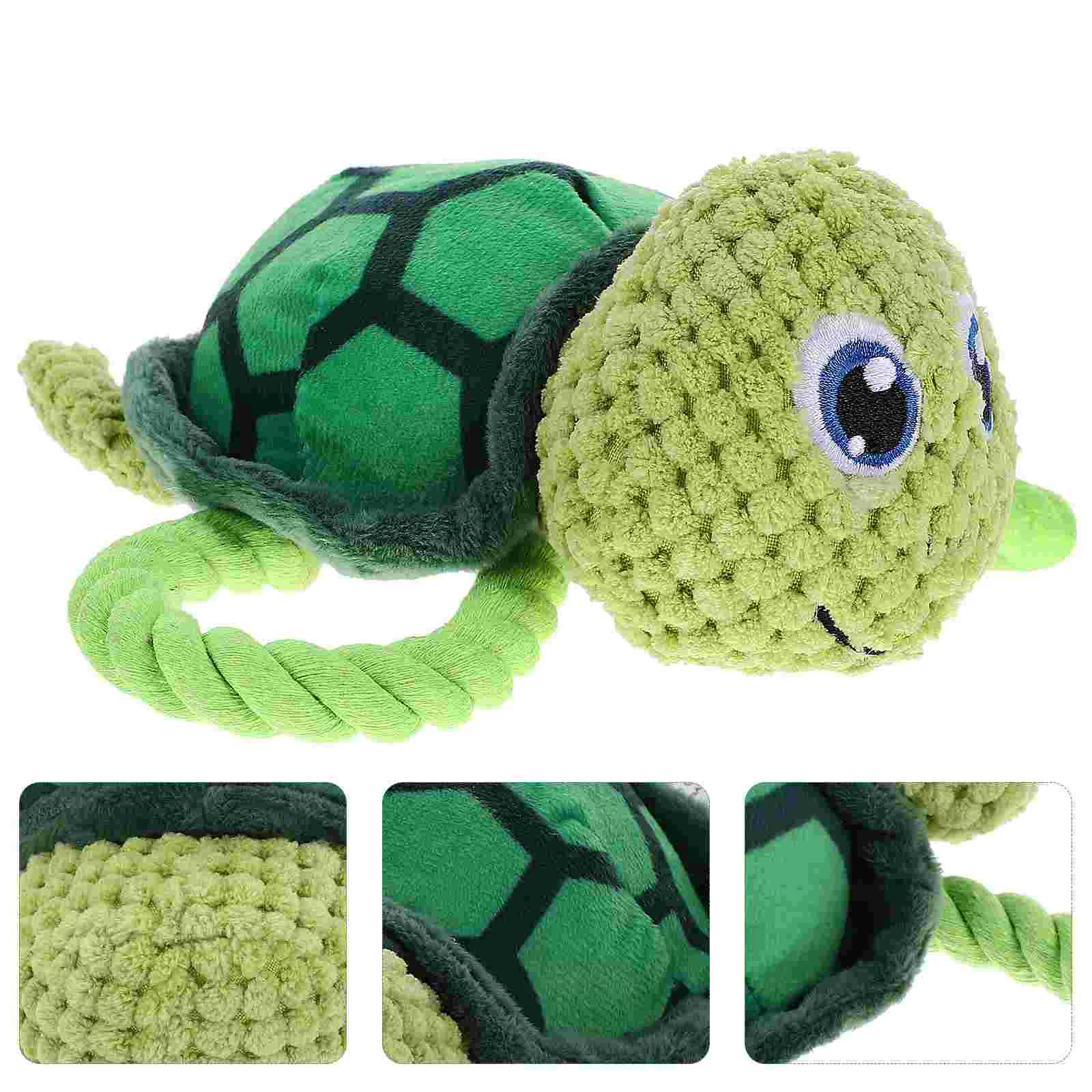

Cartoon Dog No Stuffed Puppy Chew Teething Toys for Small Dogs Pet Cloth Squeaky