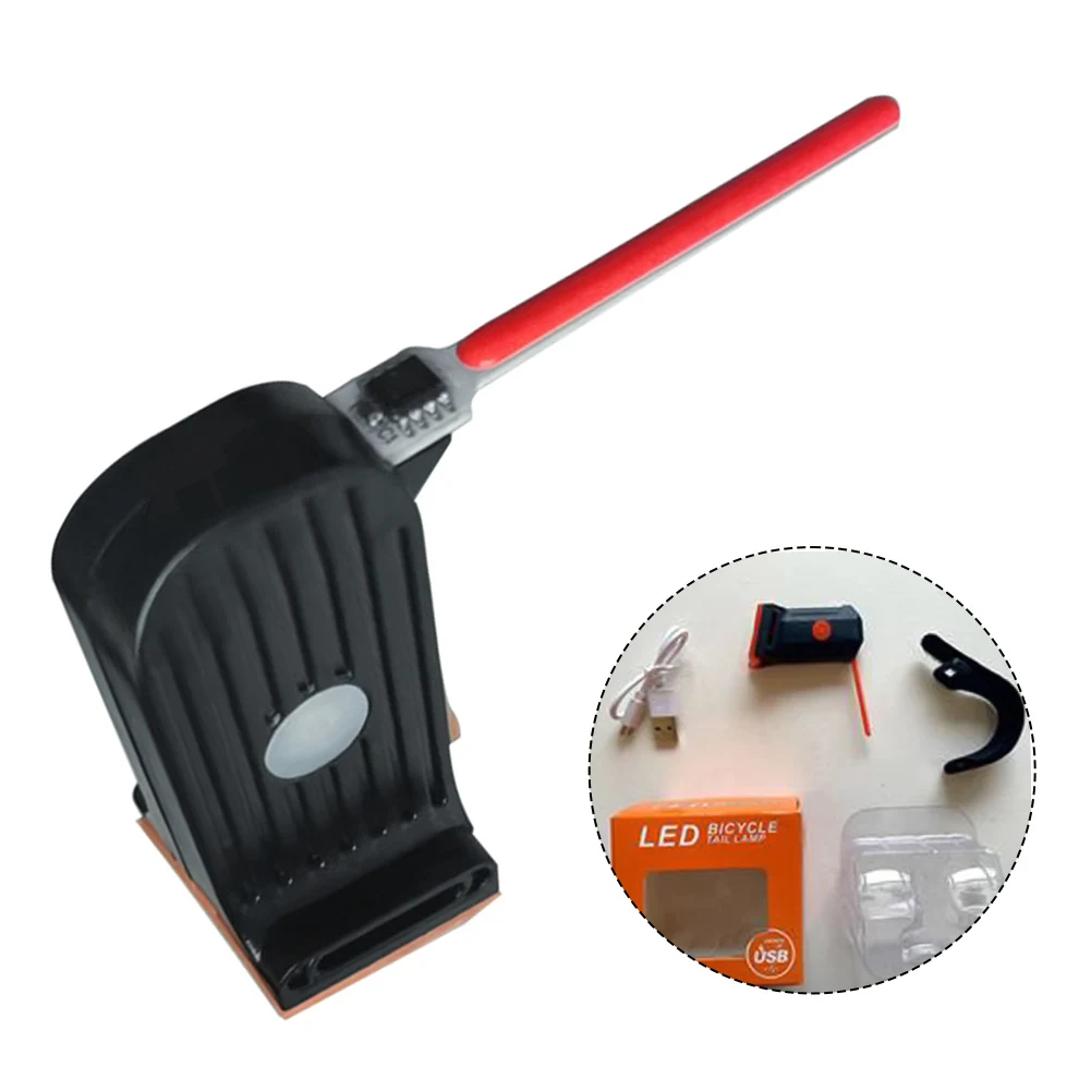 

Bicycle Lights Photon Drop Light Rear Lamp Bike Tail Light Rechargeable USB Bicycle Rear Cycling Lights 3 Light Mode