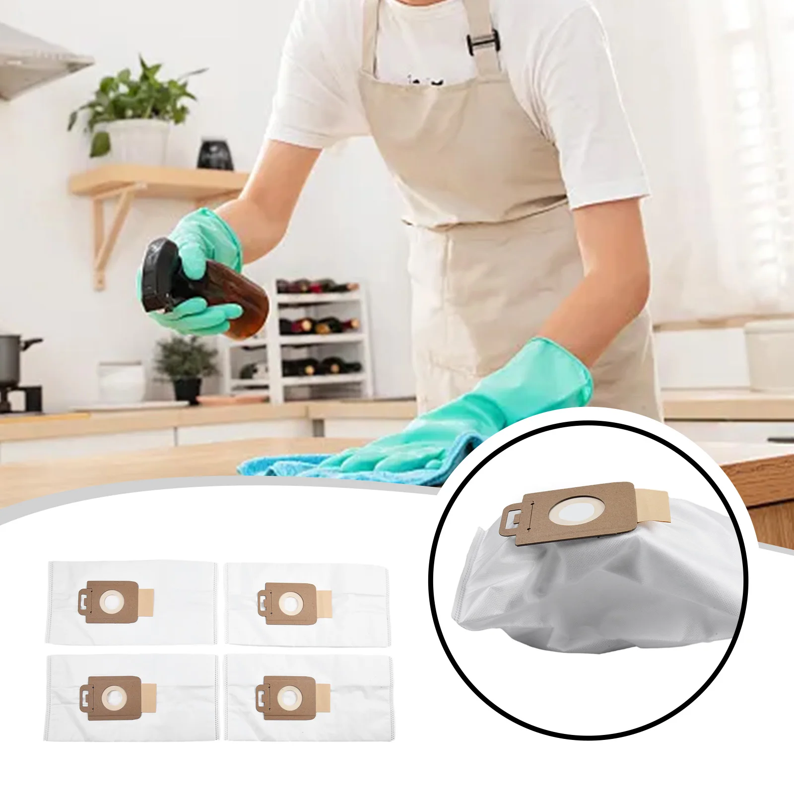 

4*Dust Bags For For Nilfisk Eco For Nilfisk Special, P10, P12, P20 For Nilfisk Power Series All Model Vacuum Cleaner Spare Part