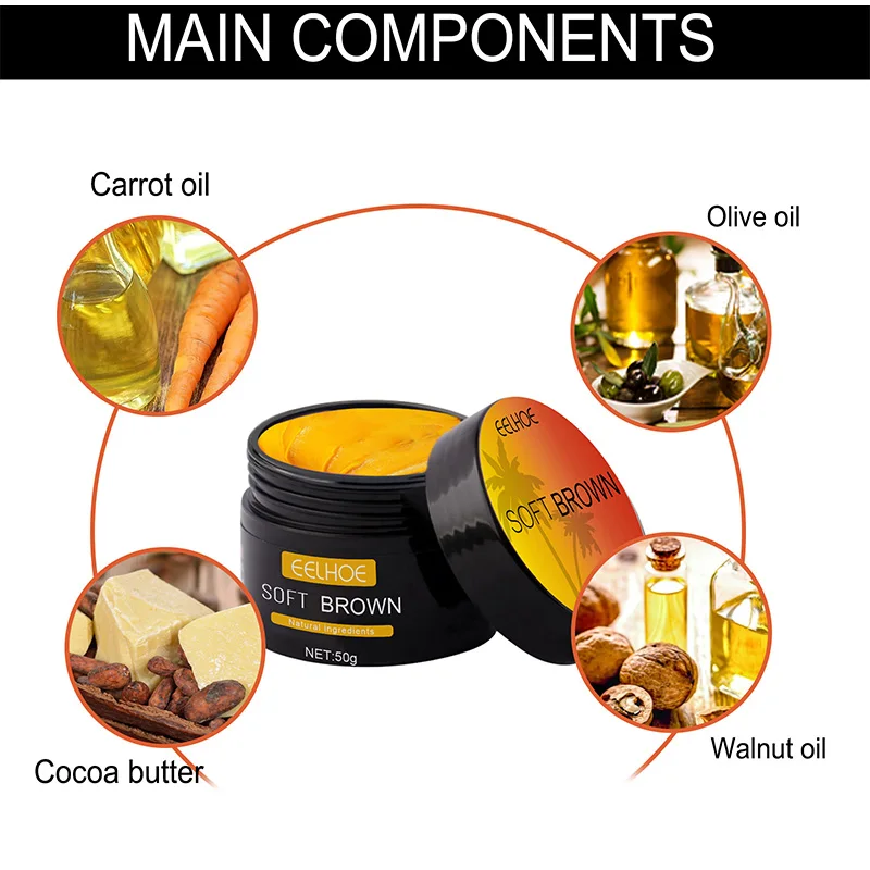 50ml/100ml Skin Tanning Cream Summer Fast Tanning Sexy Bronzer Long Lasting Repair Moisturizing Face Body