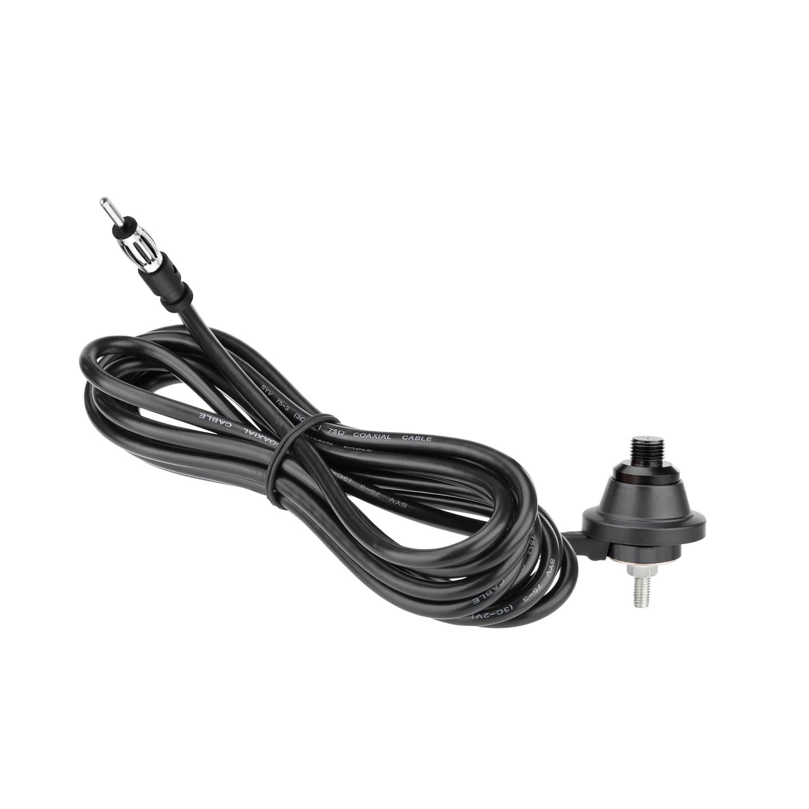 Waterproof Car Boat Radio Antenna Stainless Steel Core Black