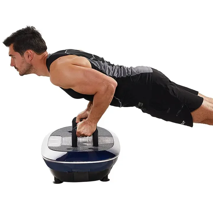 4D Blood Circulation Power Fit Ultrathin Whole Body Crazy Fit Massage Vibration Plate for Body Building