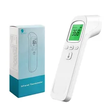 FTW01 의료 가정용 적외선 이마 디지털 비접촉 레이저 온도계, LCD 아기, 성인, 발열 영아 귀